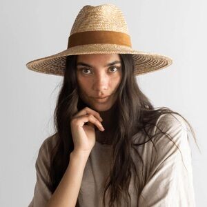 Gigi Pip Isla Straw Fedora
